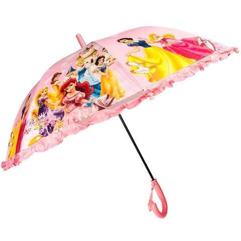 Зонт-трость детский со свистком гелевый «Мультяшные герои» (Принцессы Disney) - фото 2 - id-p71728905