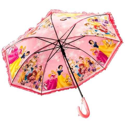 Зонт-трость детский со свистком гелевый «Мультяшные герои» (Принцессы Disney) - фото 3 - id-p71728905