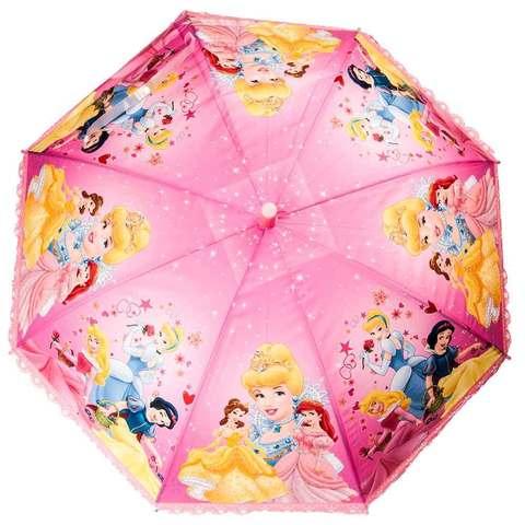 Зонт-трость детский со свистком гелевый «Мультяшные герои» (Принцессы Disney) - фото 4 - id-p71728905