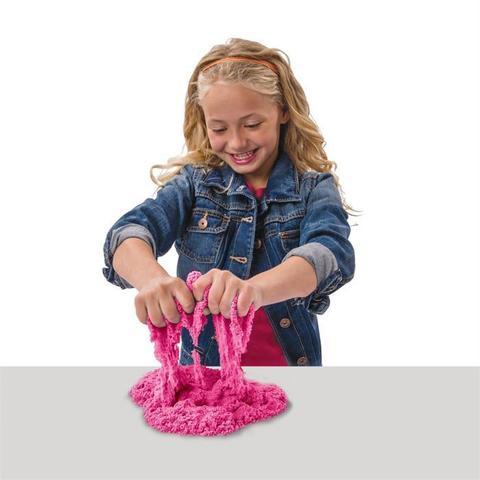 Набор для лепки с кинетическим светящимся песком и формочками "Kinetic sand" (Замки) - фото 3 - id-p71728983