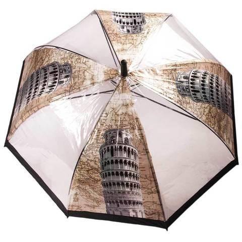 Зонт гелевый с прозрачными вставками «Карта мира» - фото 2 - id-p71729349