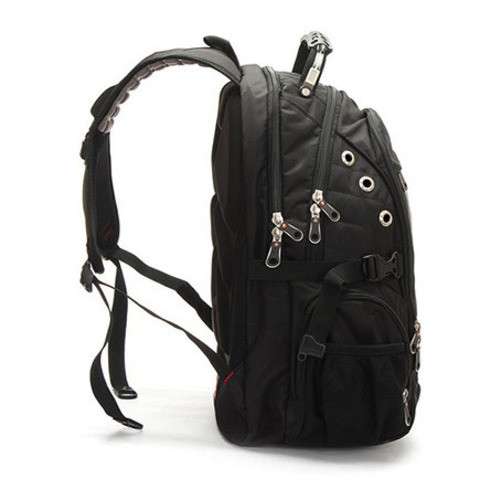 Рюкзак Swissgear 8810 с отделением для ноутбука до 17" и чехлом от дождя (Черный) - фото 6 - id-p71729483