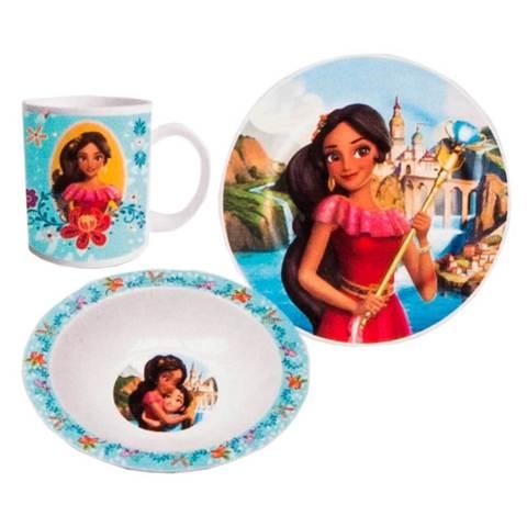 Набор детской посуды P.S.M. Disney [3 предмета] (Елена принцесса Авалора) - фото 2 - id-p71729677