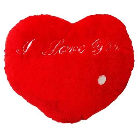 Подушка-игрушка сердце с подсветкой «I Love You» - фото 1 - id-p71729688