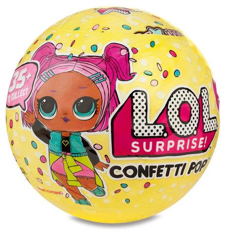 Игрушка L.O.L Surprise CONFETTI POP "Кукла-сюрприз в шарике" [качественная реплика] - фото 1 - id-p71729756