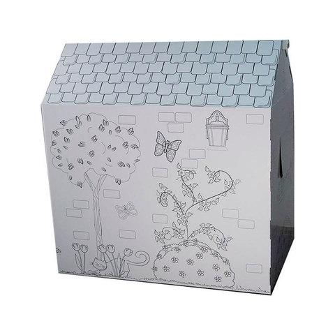 Домик-раскраска картонный с карандашами - фото 4 - id-p71730195