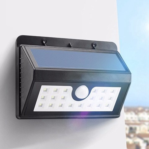 Светильник LED уличный на солнечной батарее с датчиком движения Solar Sensor Wall Light XF-6012