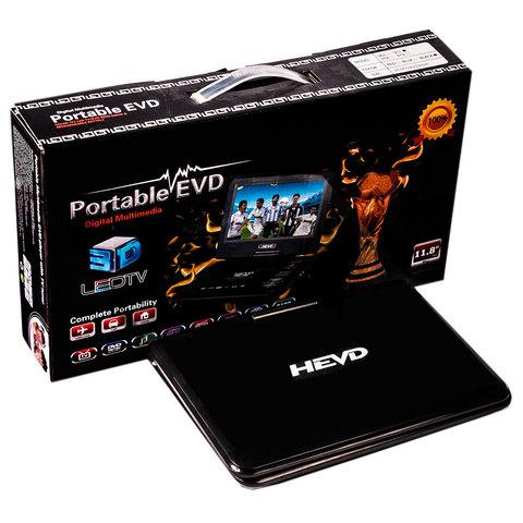 Портативный DVD плеер Portable EVD со встроенным телевизором (11.8) - фото 1 - id-p71730272