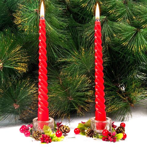 Набор новогодний сувенирный со свечками «Изящное торжество» (Красный) - фото 4 - id-p71730432