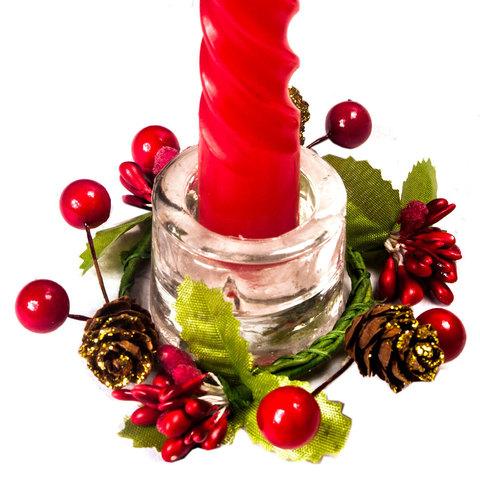 Набор новогодний сувенирный со свечками «Изящное торжество» (Красный) - фото 6 - id-p71730432