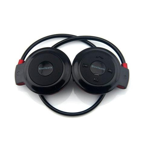 Наушники беспроводные Bluetooth с MP3-плеером Mini-503TF для занятия спортом (Черный) - фото 1 - id-p71730525