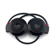 Наушники беспроводные Bluetooth с MP3-плеером Mini-503TF для занятия спортом (Красный), фото 4