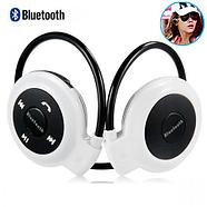 Наушники беспроводные Bluetooth с MP3-плеером Mini-503TF для занятия спортом (Белый), фото 3