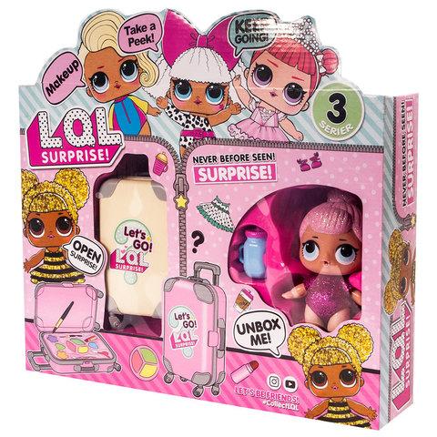Игровой набор с косметикой и куклой L.O.L . Surprise GLITTER [качественная реплика] - фото 1 - id-p71730570