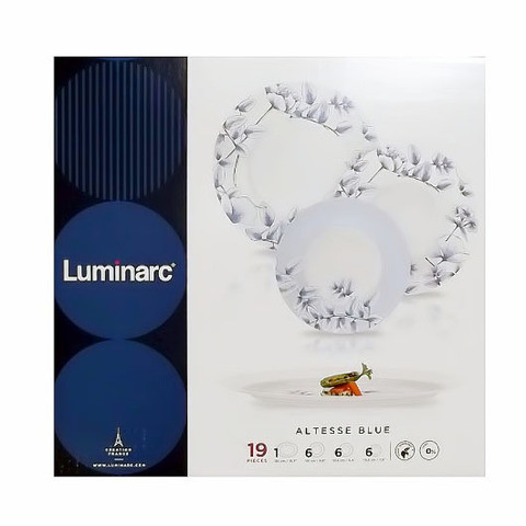 Столовый сервиз Luminarc Altesse Blue (19 предметов) - фото 1 - id-p71730727