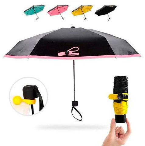 Зонт карманный универсальный Mini Pocket Umbrella (Розовый) - фото 2 - id-p71730809