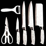 Набор кухонных ножей с ребристой поверхностью ZEPTER [6 предметов с топориком] (Черный), фото 5