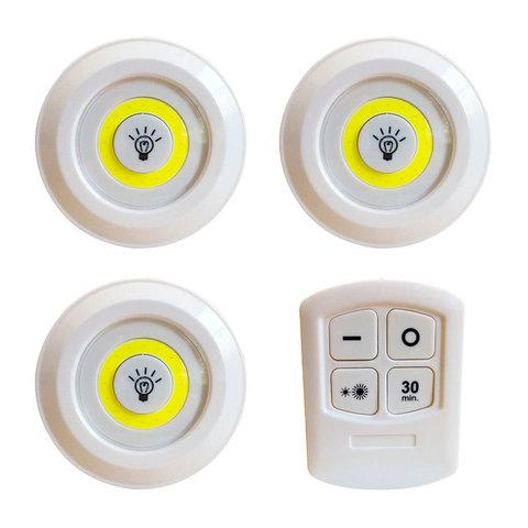 Комплект LED светильников с пультом д/у и таймером LED light with Remote Control Set (1 светильник) - фото 4 - id-p71730953