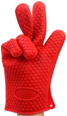 Перчатка-прихватка термостойкая силиконовая Hot Hands для горячего - фото 1 - id-p71731110
