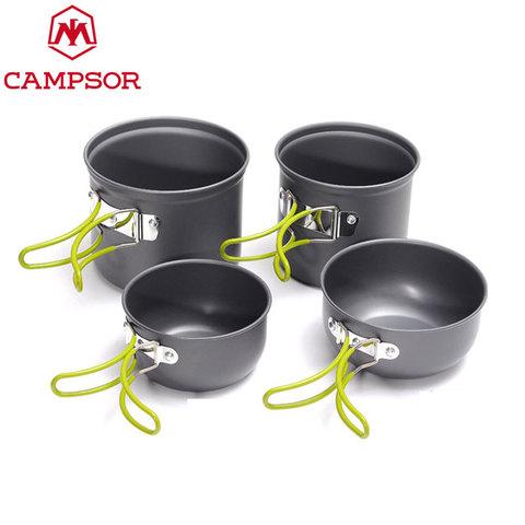 Набор туристической посуды CAMPSOR COOKING SET (4 предмета) - фото 1 - id-p71731170