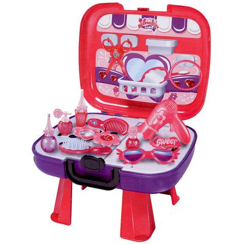 Трюмо-чемоданчик-рюкзак для девочек с аксессуарами Accessories Game 5 в 1 [27 предметов] - фото 1 - id-p71731227