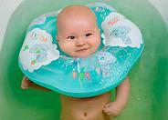 Круг надувной на шею для купания малышей Roxy Kids (Белый), фото 5