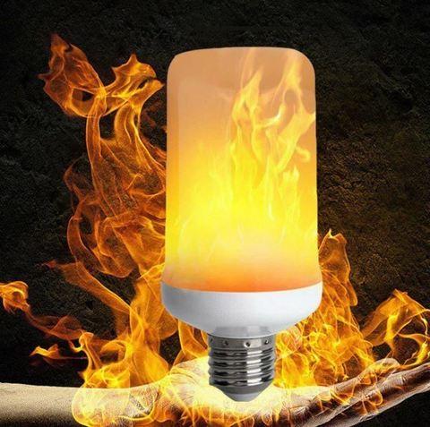Лампа LED Flame Effect с имитацией пламени огня (Е27 / 9W) - фото 3 - id-p71731548