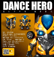 Танцующий интерактивный робот DANCE HERO (Бамблби), фото 5