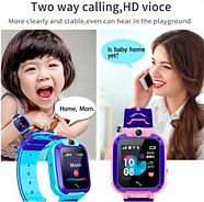 Умные часы детские водонепроницаемые с трекером, камерой и сенсорным экраном Smart Watch Q528 (Розовый), фото 5