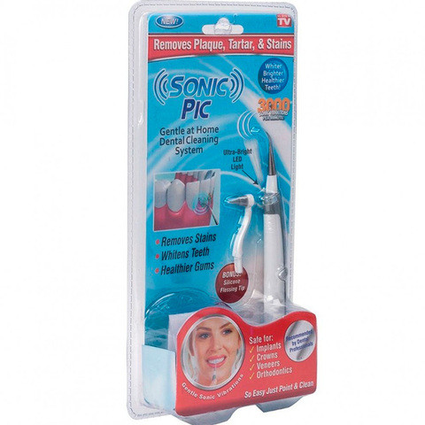 Очиститель зубов ультразвуковой SONIC PIC Dental Cleaning System - фото 7 - id-p71731772