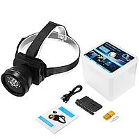 Налобная видеокамера с LED фонарем