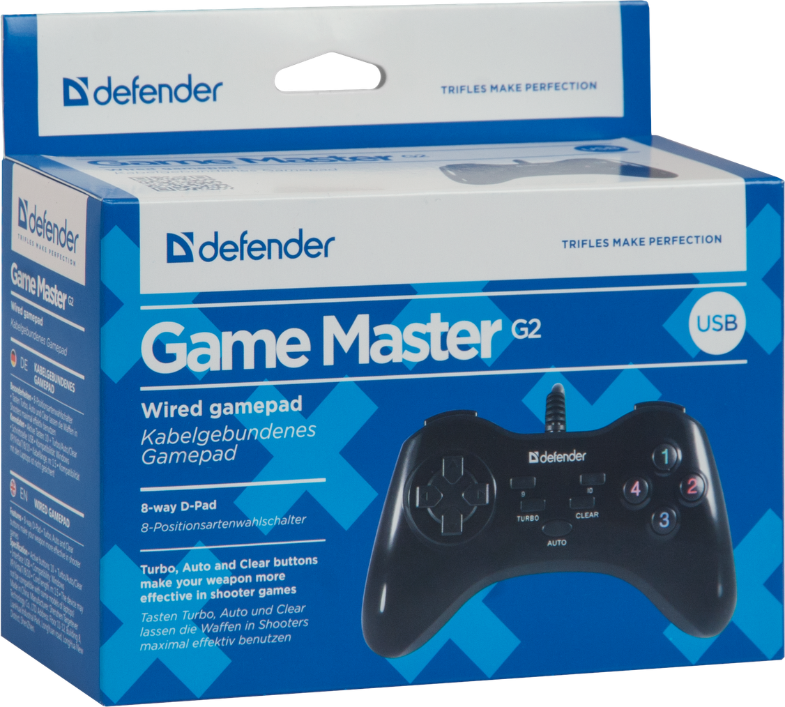 Геймпад Defender GAME MASTER G2 13 кн., USB - фото 3 - id-p57498366