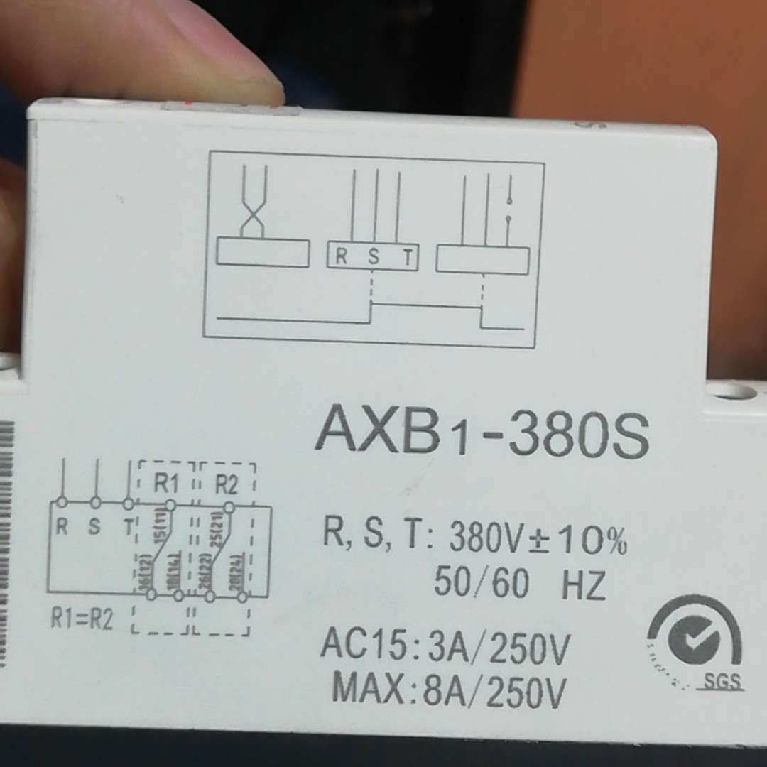 Реле контроля фаз AXB1-380S - фото 3 - id-p71734058