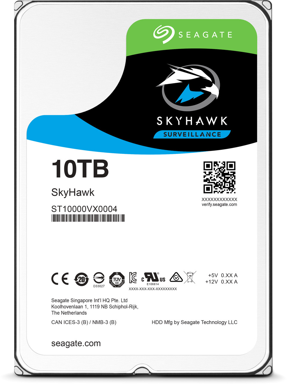 Жесткий диск HDD 8000 Gb Seagate SkyHawk AI (ST8000VE0004)