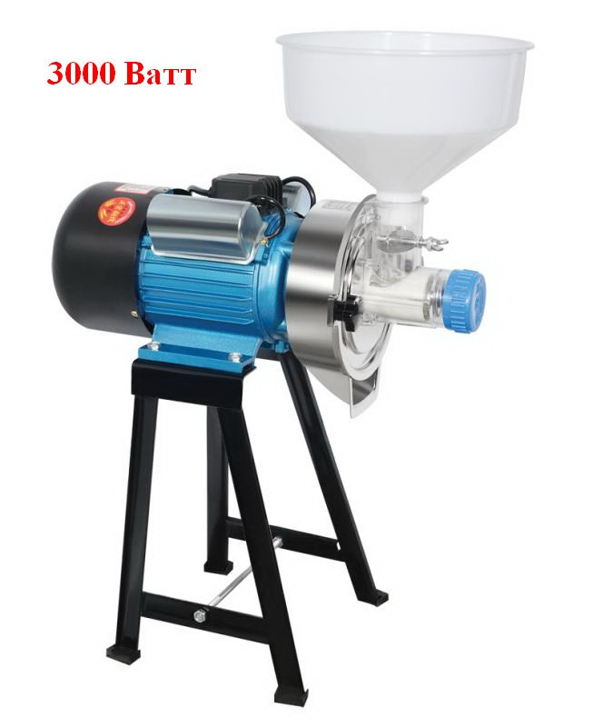 Akita jp ML-MA (3000 Ватт) жерновая электромельница для муки из зерна солода кукурузы кофе специй промышленная