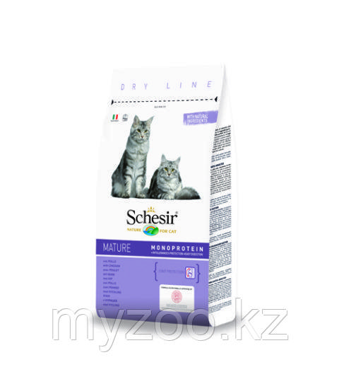Schesir, Шезир сухой корм для пожилых кошек 400гр - фото 1 - id-p71757562