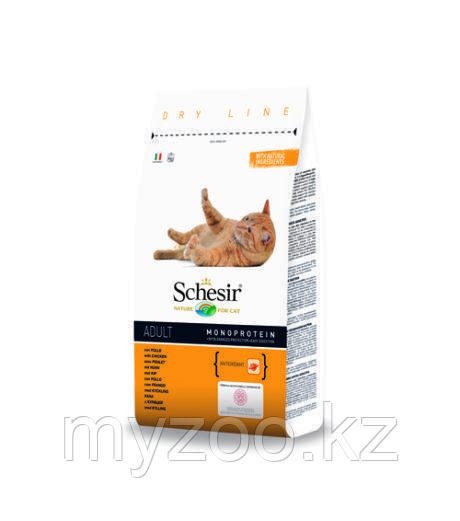 Schesir, Шезир сухой корм для взрослых кошек 400гр - фото 1 - id-p71761841