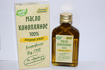 Масло конопляное Новосибирское, 100 мл, стекло