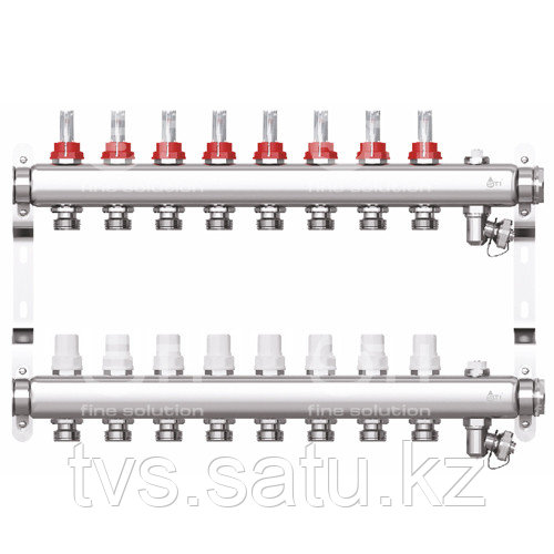 Коллекторная группа STI СМ8F в сборе с расходомерами (8 вых.) - фото 1 - id-p71786192