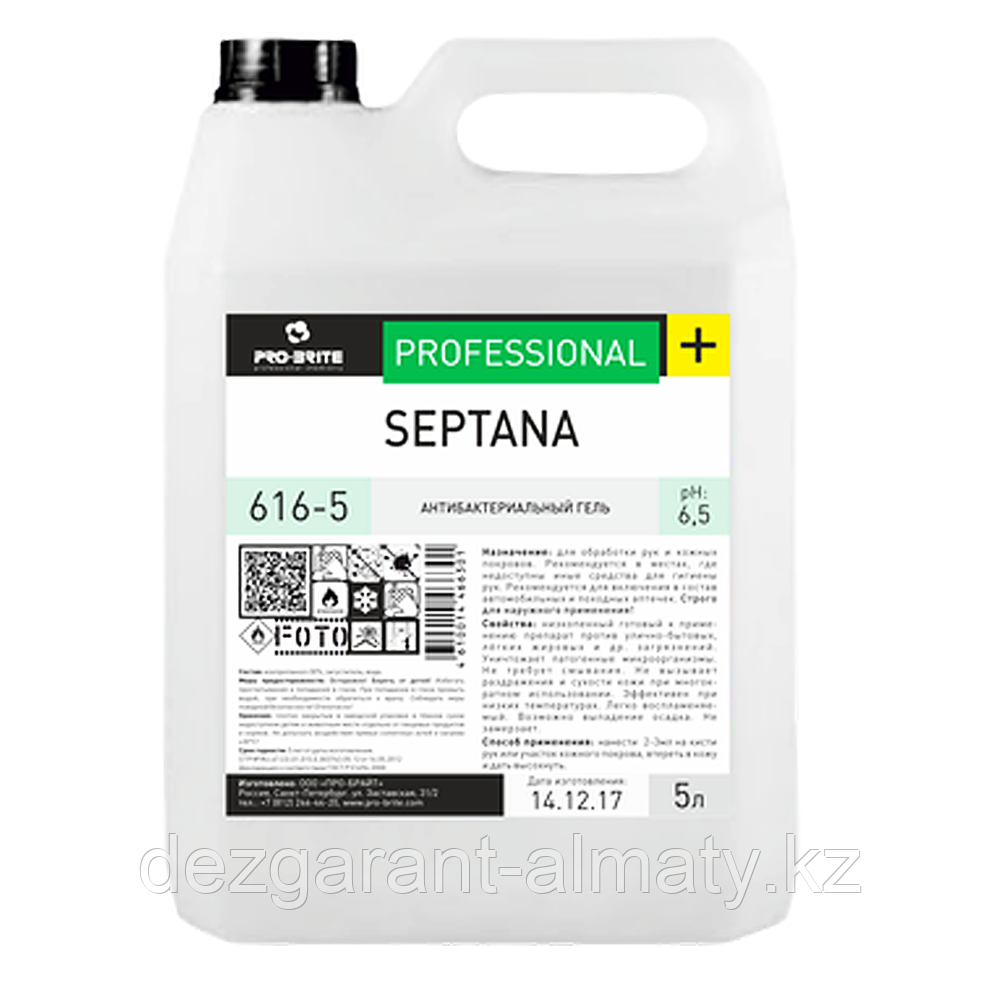 Антибактериальный гель SEPTANA 5л