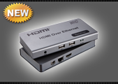 Удлинитель KVM и HDMI c USB HDES-02-K