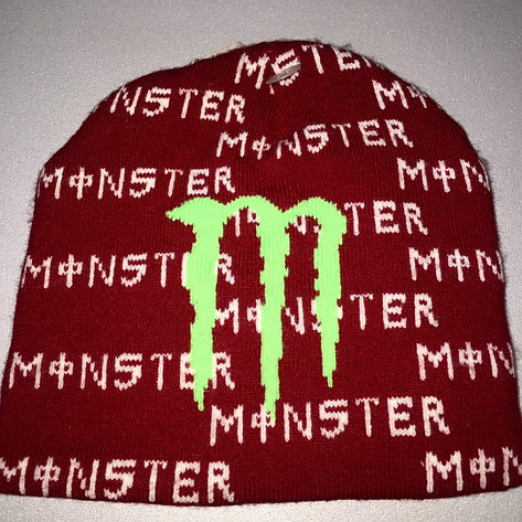 Шапка monster energy красная, фото 2