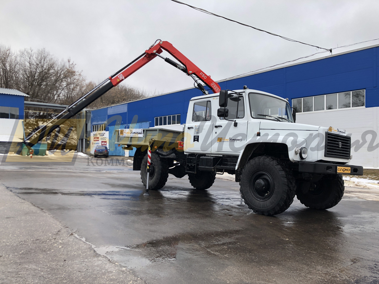 Газ 33088 "Садко". КМУ Fassi