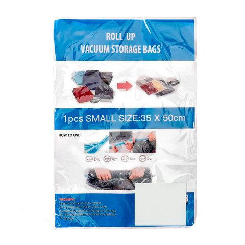 Пакет вакуумный скручивающийся дорожный Roll Up Bag (50x70 см) - фото 2 - id-p71814933