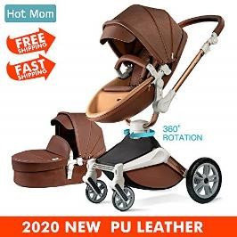 Детская коляска Hot Mom F023 Coffee 2в1
