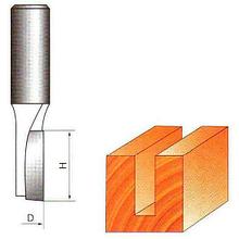 Фреза прямая пазовая Глобус D=4,l=12,d=8mm.z:1 арт.1001 D4
