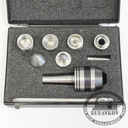 Вращающийся полый центр Deluxe Hollow Revolving Centre Set, конус КМ2, в комплекте 7 насадок - фото 3 - id-p71834979