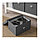 Коробка с крышкой ФЬЕЛЛА коричневый ИКЕА, IKEA, фото 3