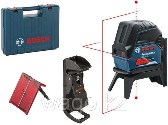 Лазерный уровень, Bosch GCL 2-15 Professional, 15 м, красный лазер, 0 601 066 E02, фото 2