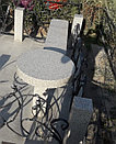 Гранитные столы и лавки на кладбище, фото 5